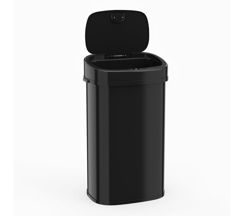 Poubelle Cuisine Automatique 58l,tri Selectif,2 Anneaux De Maintien,couvercle à Ouverture Maintenue