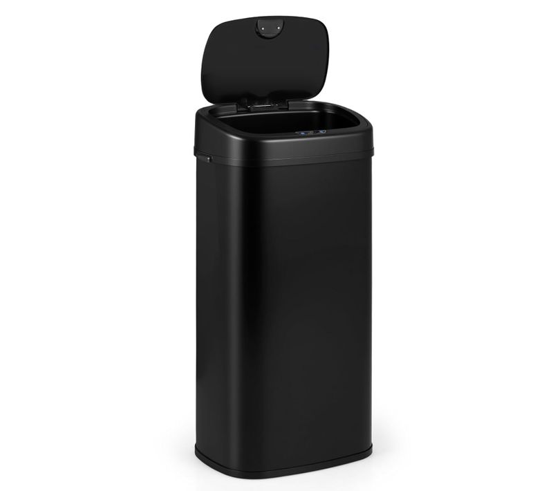 Poubelle Cuisine Automatique 68l,tri Selectif,2 Anneaux De Maintien,couvercle à Ouverture Maintenue