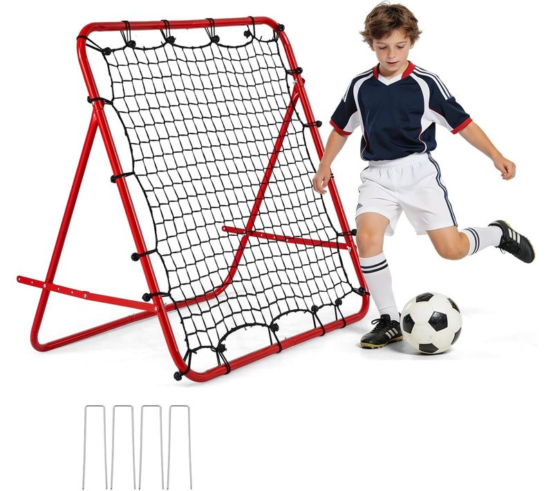 Filet De Rebond De Football Pliable, Filet D'entraînement Avec Angles Réglables