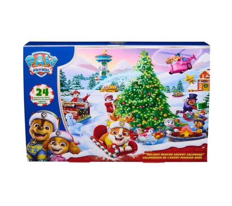 Calendrier De L'avent Pat' Patrouille – 24 Surprises, 12 Figurines Et 8 Véhicules