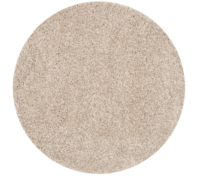 Tapis California Shag 122 X 122 Cm Shag Crosby Beige