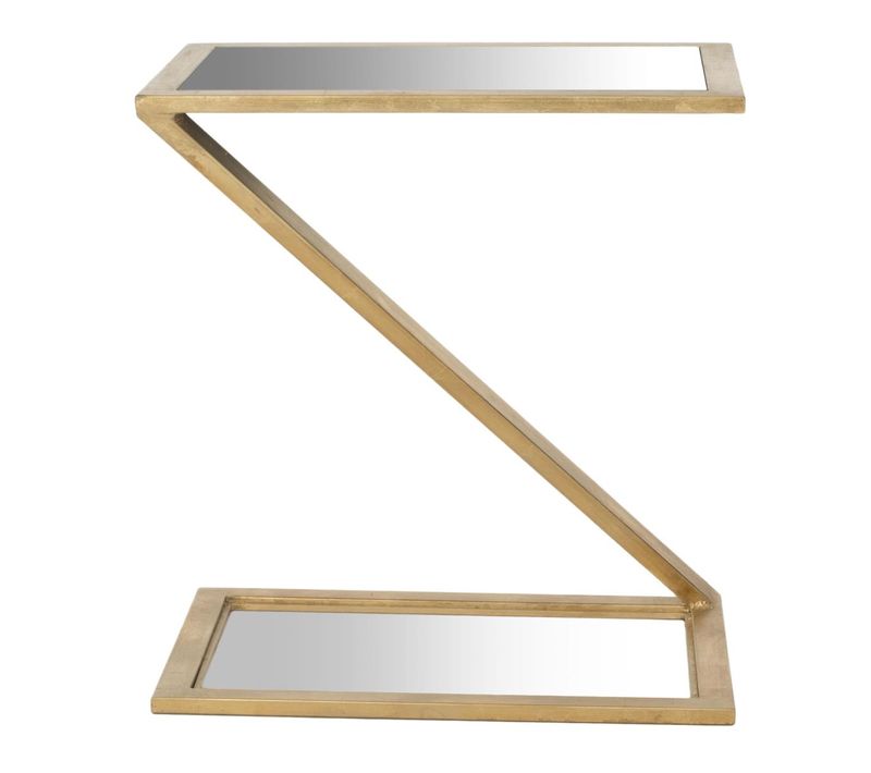 Table D'appoint Caro Or Le Fer 50 X 35 X 55 Cm