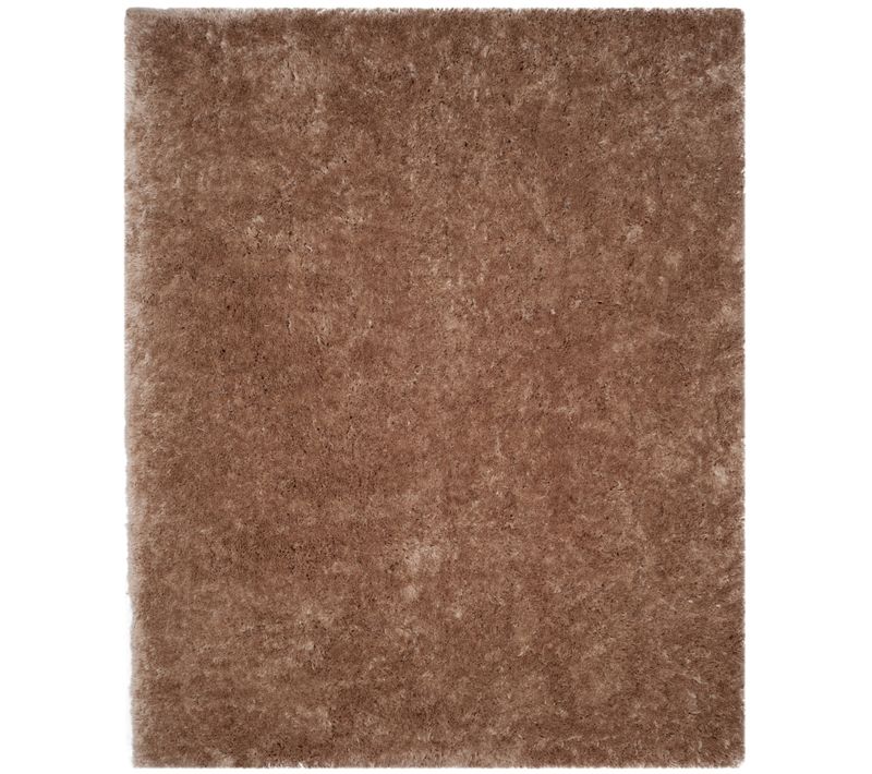 Tapis Artic à Poils Longs 152 X 213 Cm Shag Tegan Beige