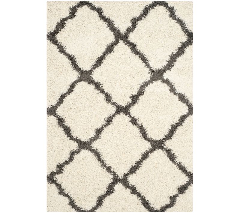 Tapis Dallas Shag 183 X 274 Cm Shag Aldo Gris
