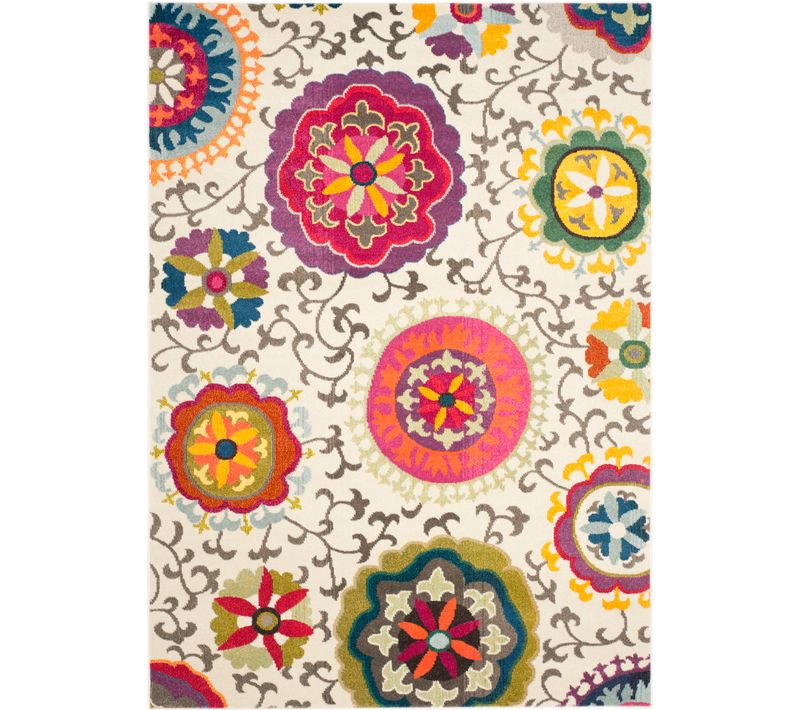 Tapis Monaco 201 X 279 Cm Bohème Chic Manteca Beige
