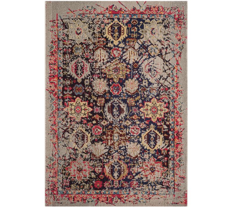 Tapis Monaco 155 X 231 Cm Bohème Chic Fillipo Gris