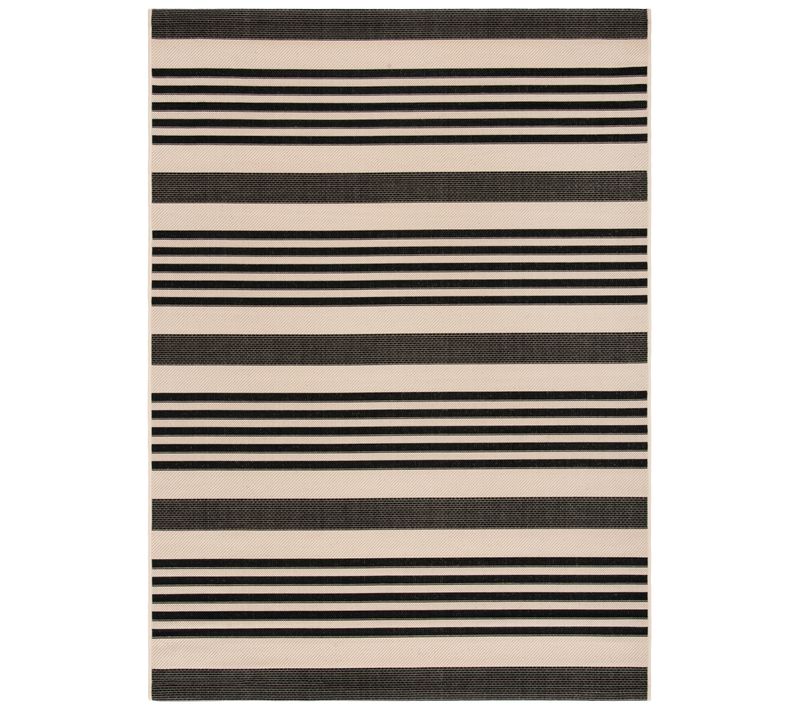 Tapis Cour 201 X 290 Cm Rayé Gemma Beige