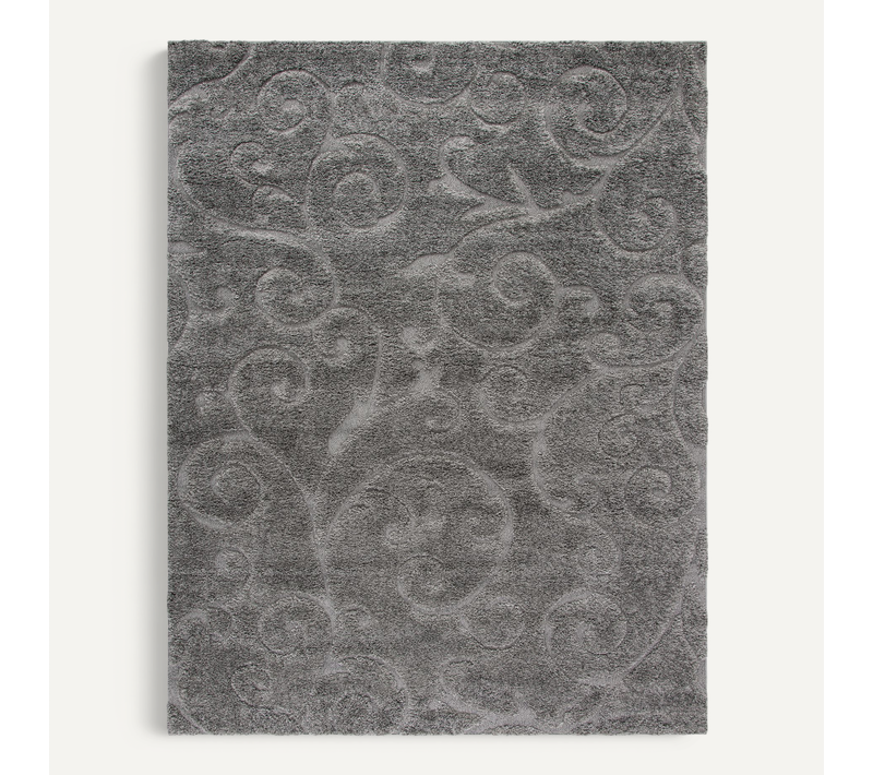 Tapis Floride Shag 236 X 305 Cm Shag Rosalind Gris