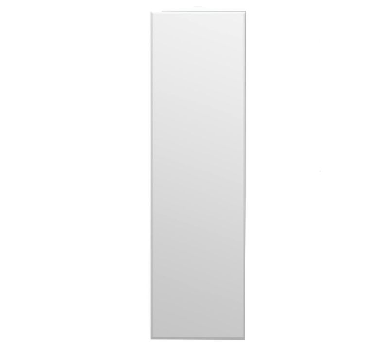 Grand Miroir Mural 110 X 38 Cm, Rectangulaire Pleine Longueur Avec Bord Biseauté Vertical