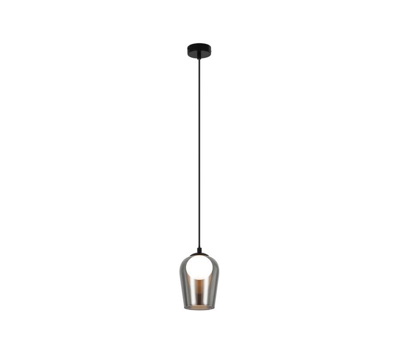 Lampe Suspendue  Pour Table à Manger Suspension Vintage En Verre 1 Flamme G9 Noire