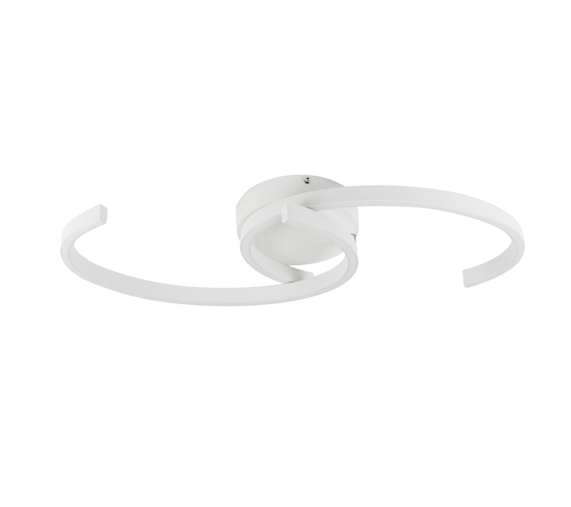Plafonnier LED 60cm Blanc Chaud 3000k Design Salon Cuisine Bureau