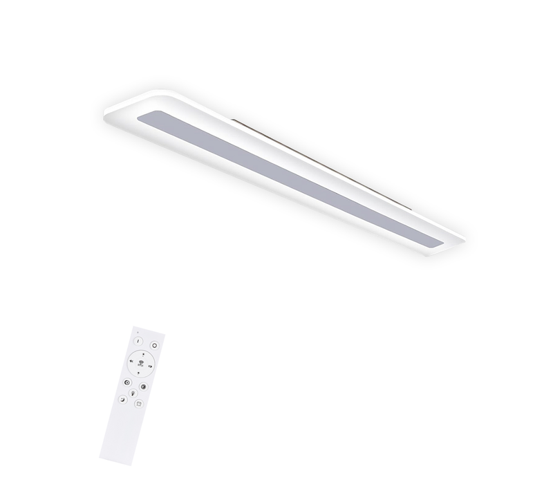 Plafonnier LED 23w 60cm Dimmable Télécommande Blanc Moderne Bureau Salon