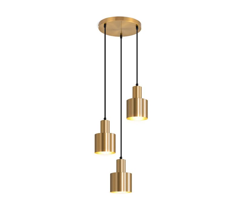 Suspension Table à Manger Lampe Suspendue Lampe Suspension Vintage 3 Flammes Ronde Design E27