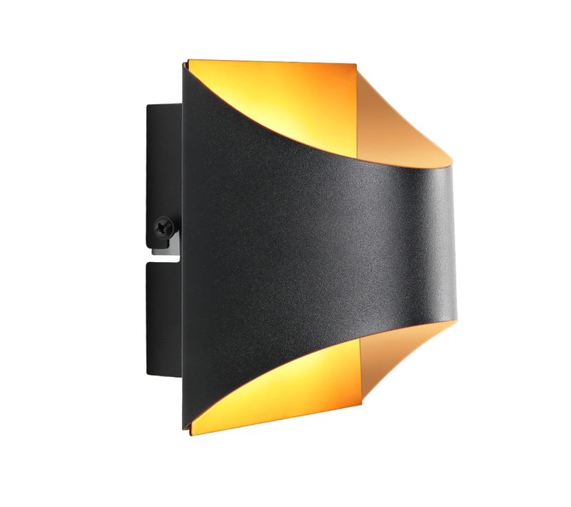 Applique Murale  Noire Et Dorée - Appliques Murales Modernes Pour Escaliers, Chambre D'enfant