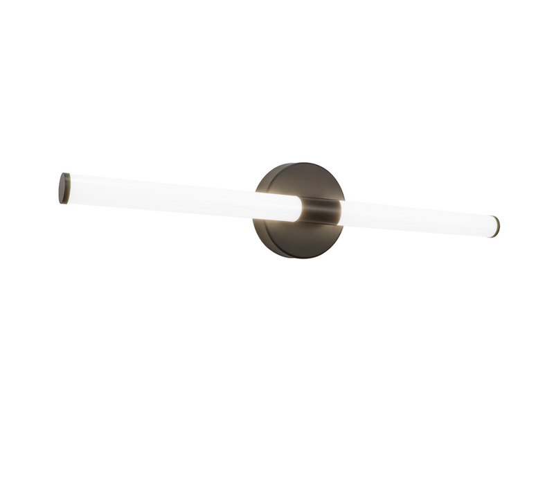 Applique Murale De Salle De Bain  LED 60 Cm, 8 W, Noire, 4 000 K, Ip44