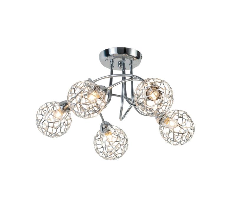 Plafonnier Design 5 Boules Aphyse