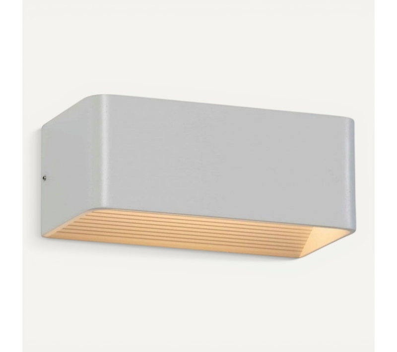 Applique Murale LED Blanc Design 6w - 20cm - Quadra