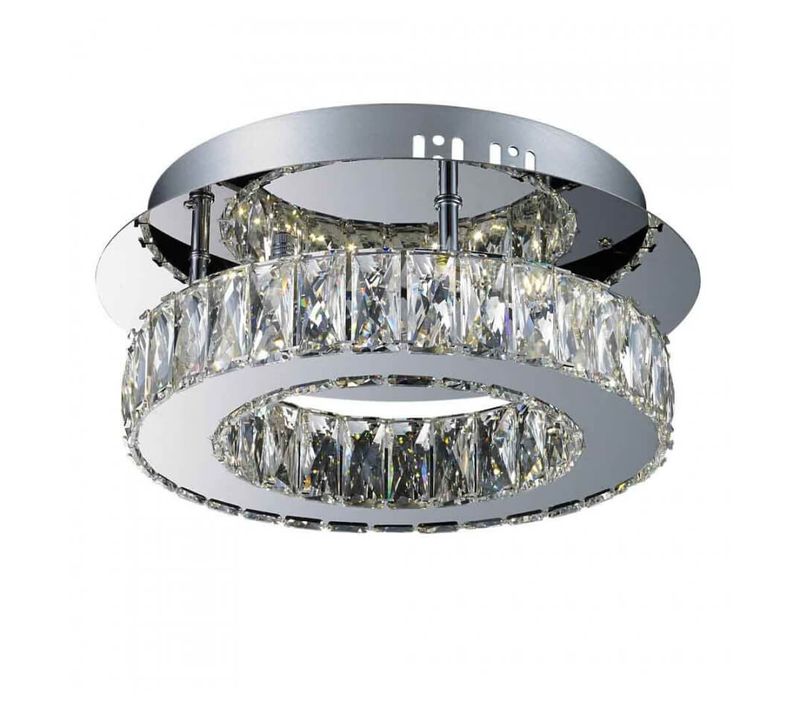 Plafonnier LED Cristal Cercle Design (ø 45 Cm) - Diez