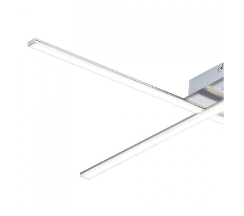 Plafonnier LED Design 4 Bras Nickel - Yuna