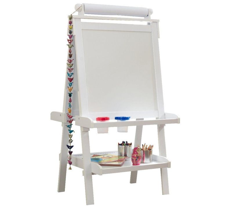 Chevalet De Dessin Enfant En Bois Tableau Et Ardoise