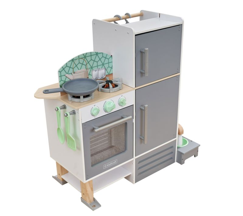 Cuisine Et Buanderie 2-en-1 Pour Enfants - 10 Accessoires Inclus