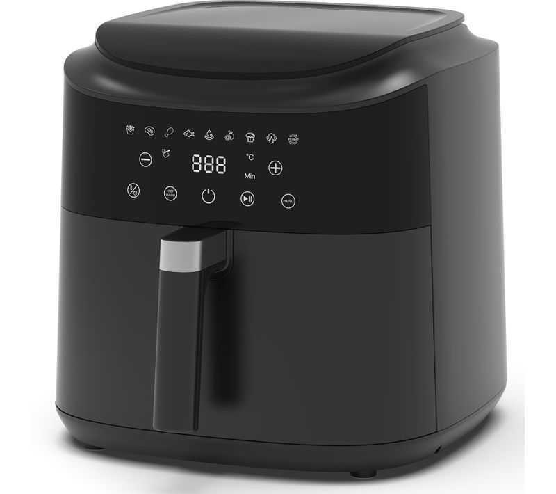 Friteuse à Air Chaud Af80d10-1, 2350 W, Capacité De 9 Litres, Minuterie, 9 Programmes Préréglés