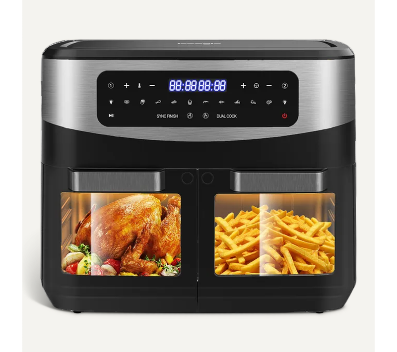 Double Zone Friteuse Sans Huile Kdf5511d 12l