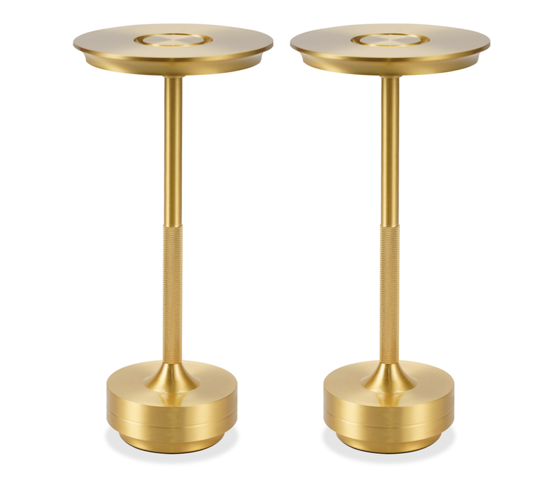 Nettlife Lampe De Chevet LED Sans Fil, Tactile Dimmable, Rechargeable USB (lot De 2).