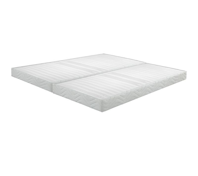 Sommier Tapissier 90+90x200 Omega Blanc 18 Lattes