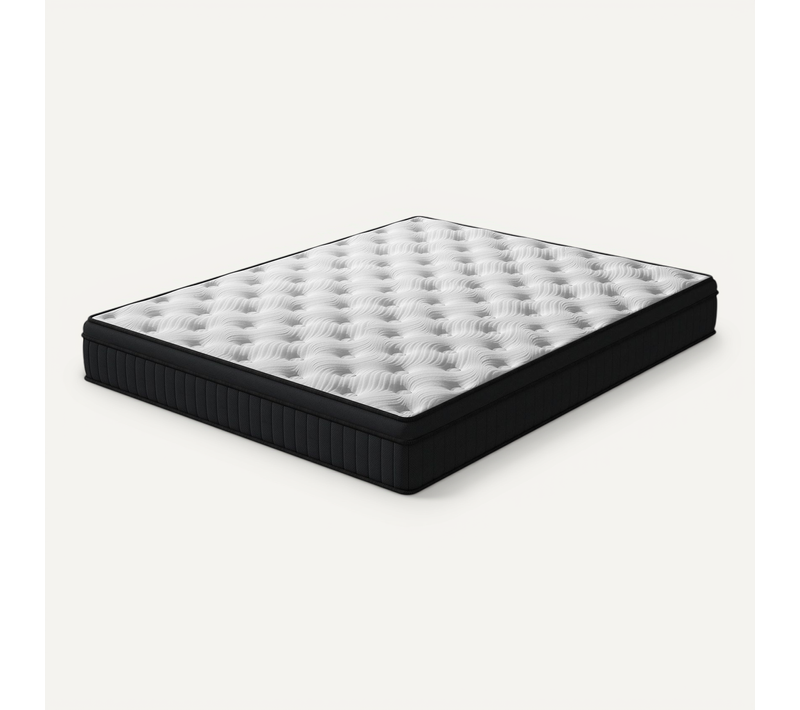 Matelas Ressorts Ensachés 160x200 Cm Accueil Mémoire De Forme Épaisseur 25 Cm