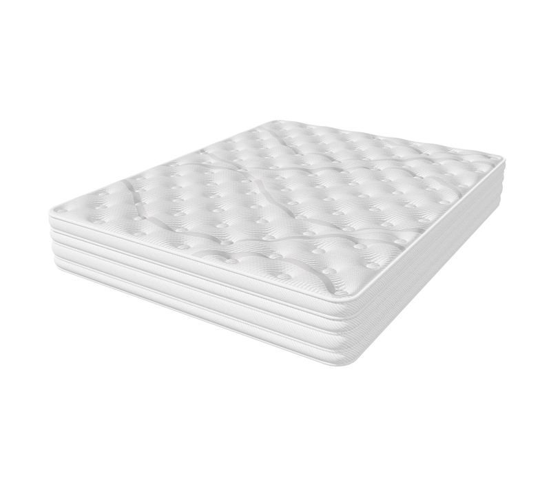 Matelas Hybride 140x200 cm Accueil mémoire de forme, Fermeté Moyenne H3/h4 - Epaisseur 28 cm