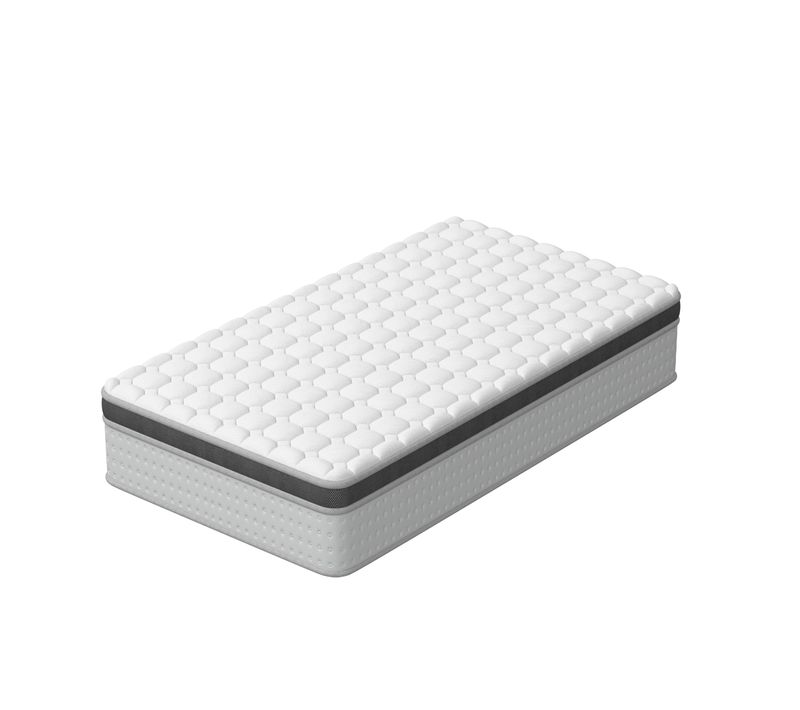 Matelas Ressorts Ensachés 90x190 Cm Accueil Mémoire De Forme ép.30 Cm