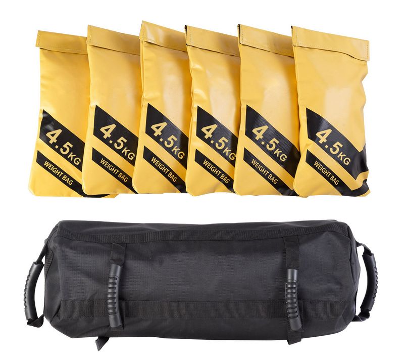 Sac De Sable Musculation Leste 6 X 4,5kg En Tissu Oxford