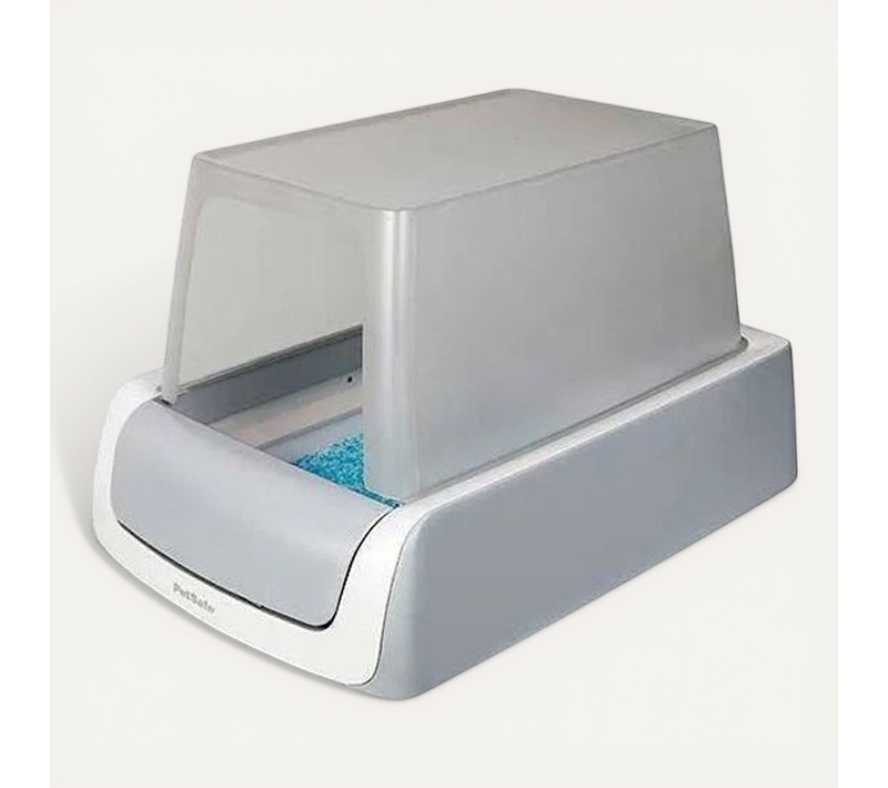 Bac Litière Auto-nettoyant Scoopfree 1,5 Avec Couvercle – Silice, Gris