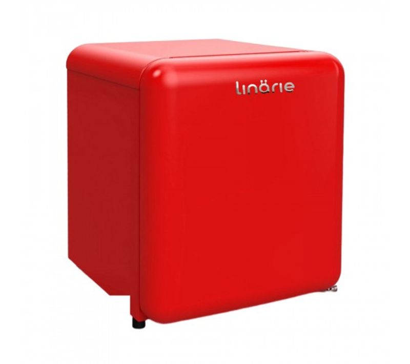 Chatel Mini Cube Réfrigérateur Rétro Rouge 46 litres Linarie Avec Congélateur Intégré LK48MBRED