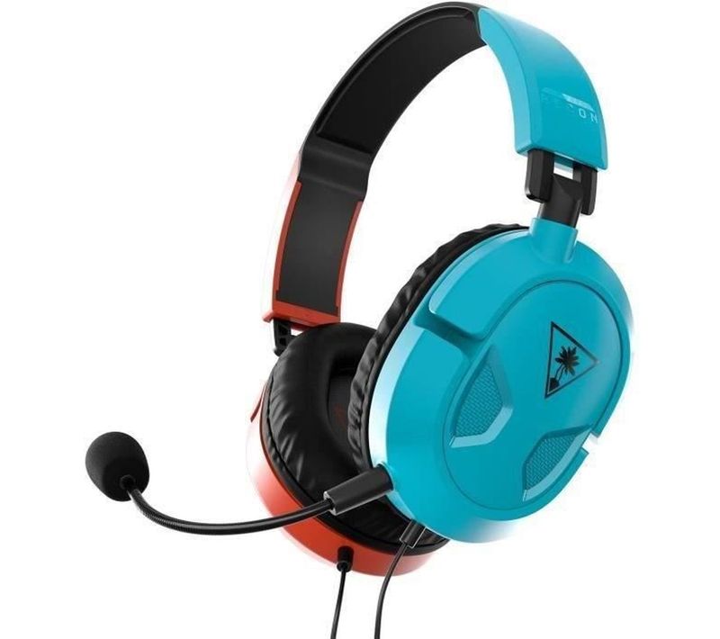 Casque Gaming Turtle Beach Recon 50n Rouge/bleu - Confortable Et Audio Immersif