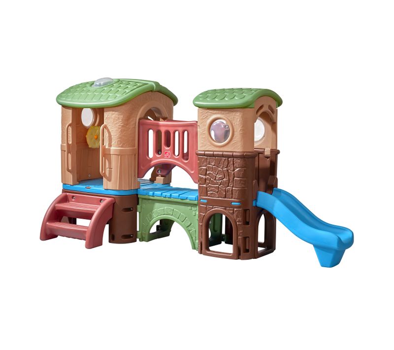 Step2 Clubhouse Climber Aire De Jeux Enfant - Toboggan Pour Enfants Intérieur Ou Extérieur / Jardin