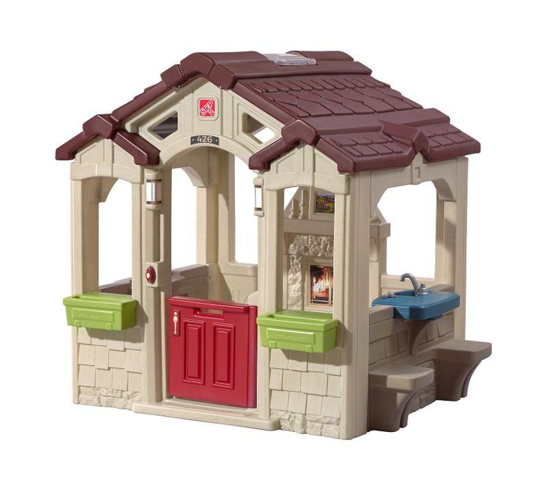Step2 Charming Cottage Maison Enfant En Plastique - Maison De Jeux Pour L’extérieur / Jardin -