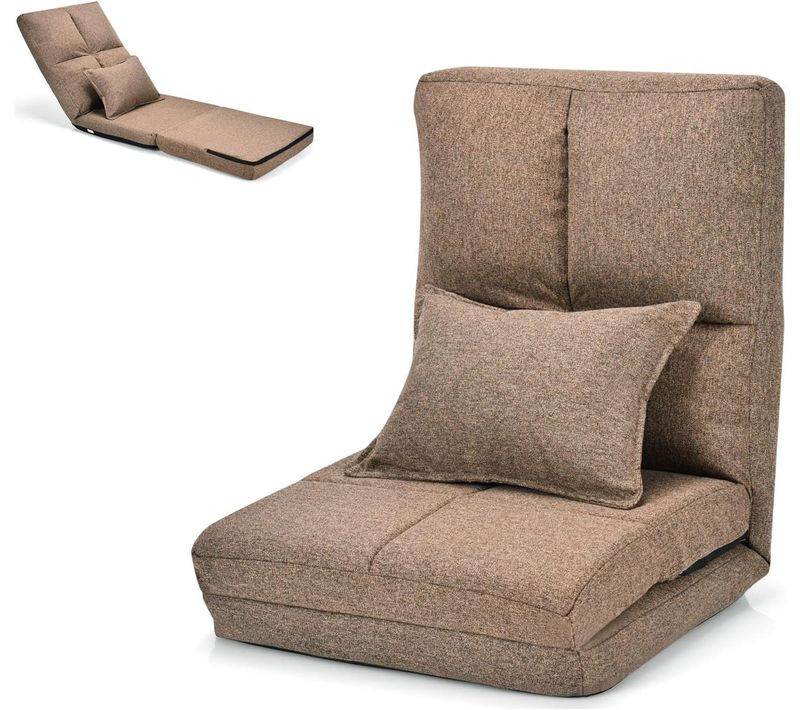 Chauffeuse Fauteuil Relax De Sol Matelas Pliant,jusqu’à 100kg