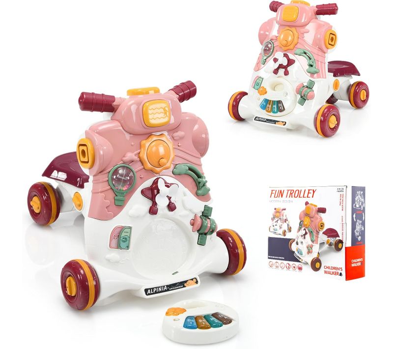 3 En 1 Trotteur Pousseur Pour Enfants Pour Apprendre à Marcher