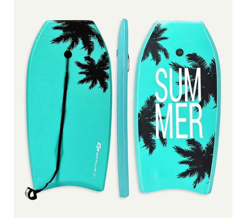 Planche De Surf 41 Pouces Bodyboard En Xpe Et Hdpe Avec 90cm De Corde Pour Débutants,amateurs