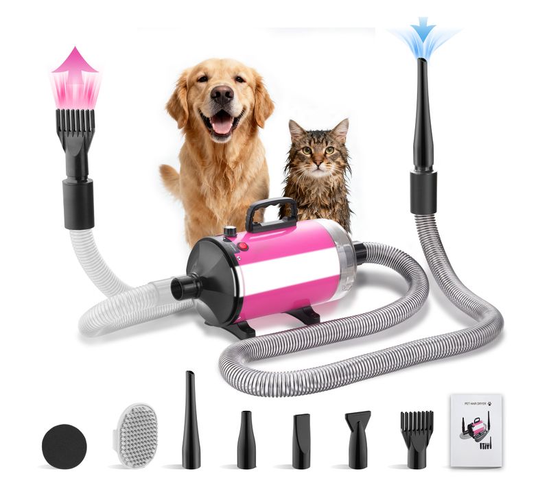 Sèche-cheveux Pour Chien Blower 3200 W, Pulseur Chien Avec Aspirateur