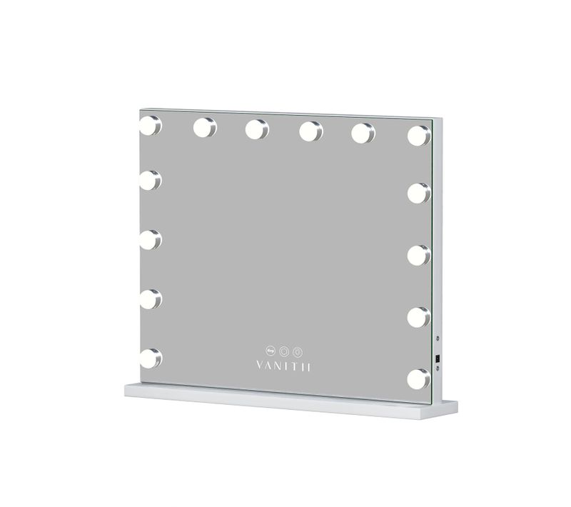 Miroir De Maquillage Hollywood Avec Lumières 50x40 Cm