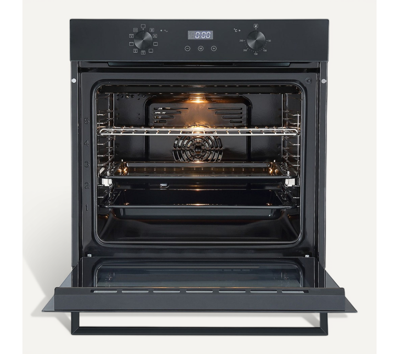 Four Encastrable Émail Lisse Labo73mb2 73 Litres Multifonctions 2 Plats Couleur Noir