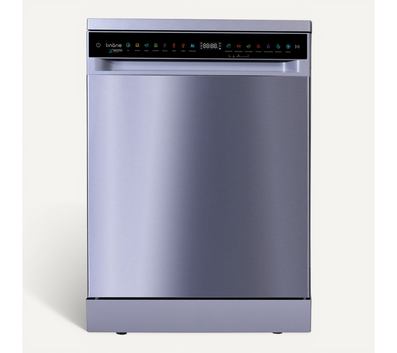 Lave-vaisselle Linarie Blaye Lfdw1641dfsx 16 Couverts 8 Programmes Inox Pose Libre
