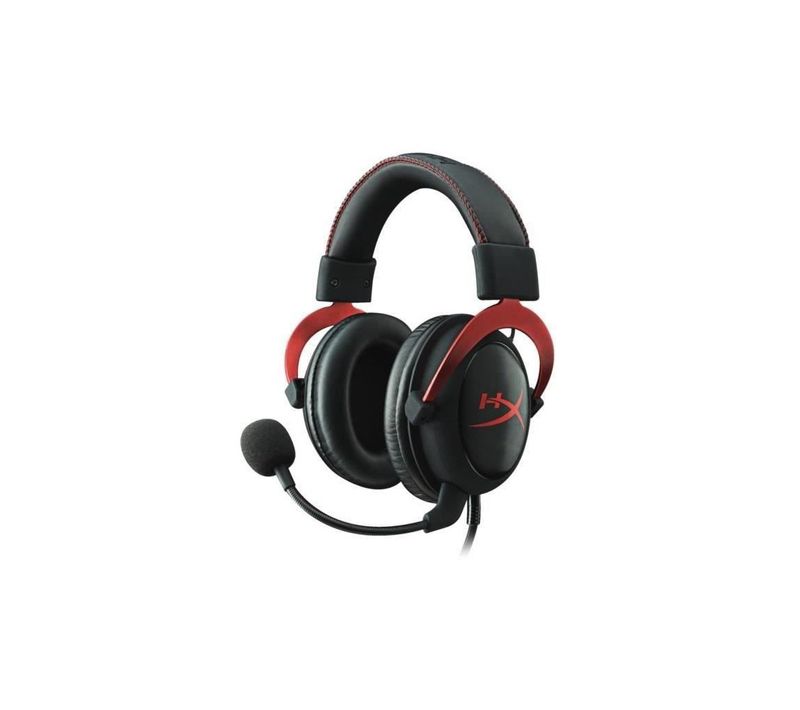 Hyperx Micro-casque Gamer Cloud II Filaire Rouge Surround 7.1 PS4/xbox One