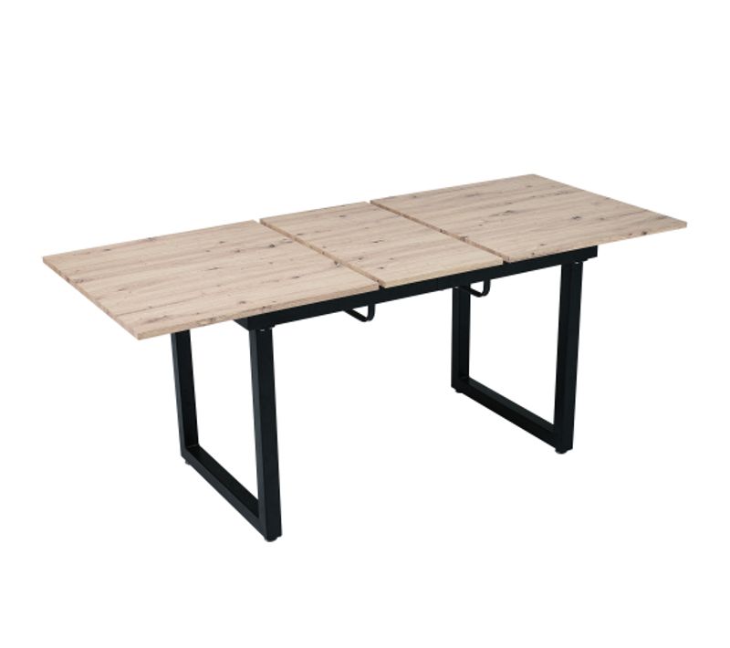 Table à Manger Extensible à Allonge Papillon Intégrée