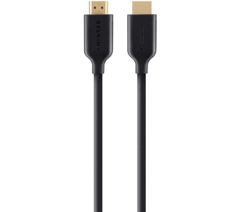 Câble Hdmi M/m High Speed W Ethernet 2 M Doré Noir