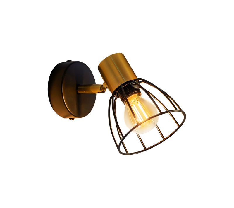 Applique Vintage Noire E14 40w Pour Pour Cage D'escalier Salon