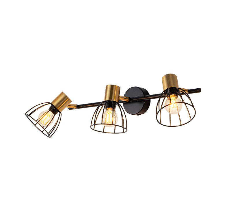 Applique Murale Intérieur 3 Flammes E14 Lampe De Salon Max.25w